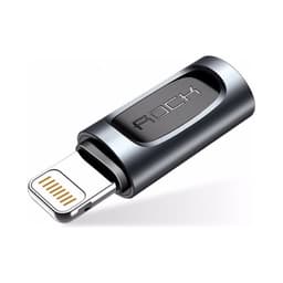 Rock - RCB0605 - Type-C auf Lightning Adapter, vielseitig kompatibel, Schwarz – Bild 1