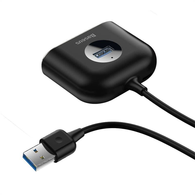 Baseus - 4-in-1 USB HUB Adapter, 1m, Schwarz (CAHUB-AY01) – 3