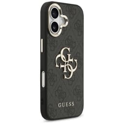 iPhone 17 - Guess Metal Logo Gold Case, Black GUHCP17S4GMGCGR – Bild 4