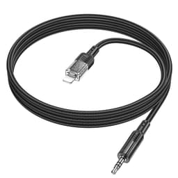 Hoco UPA27 Câble de conversion audio numérique / AUX vers Lightning, noir – Bild 3