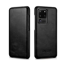Samsung Galaxy S20 Plus - Custodia flip in vera pelle iCarer nera (RS992007-BK) – Bild 1