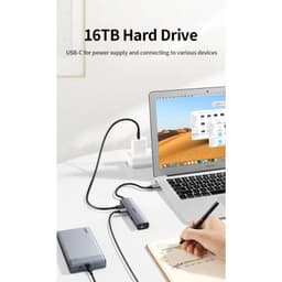 Ugreen - USB-C to USB3.0 Ethernet Adapter 1000 Mbps (CM475 / 20932), gray/black – Bild 8