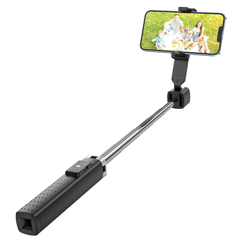 Bastone per selfie wireless Hoco K18 / supporto a 4 gambe con telecomando – 3