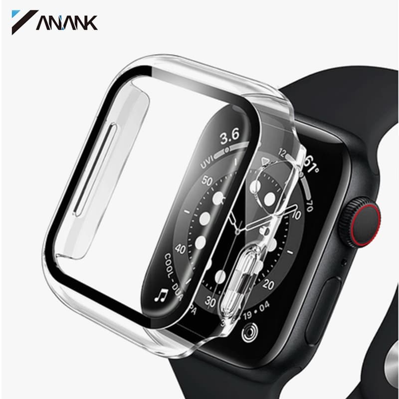 ANANK Apple Watch 10 42mm - Tempered Glass / Armored Glass with Bumper Case, Transparent