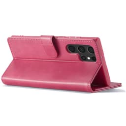Samsung Galaxy S26 Ultra - LC.IMEEKE Etui portefeuille avec 3 emplacements pour cartes & fermeture magnétique, rose – Bild 4