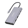 UC301- Onten 12-in-1 4k 30Hz Usb-C vers {PD 3.0} {Usb-C} {3.5mm Jack} {HDTV{4k 30Hz} {VGA 1080 P} {USB 3.0 X 3} Slots pour cartes SD/TF}