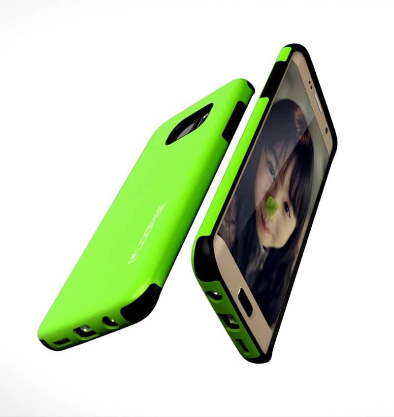 Samsung Galaxy S7 Edge - Loopee Shock Proof Commander Series vert