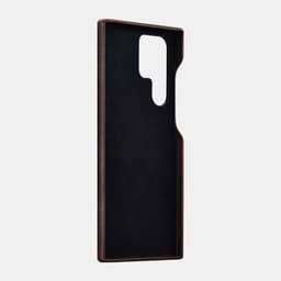 iCarer Samsung S22 Ultra Pferde Echtleder Back Case Schwarz (ALS2201-BK) – Bild 5