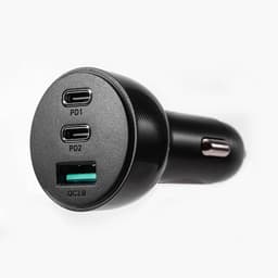 Joyroom - JR-CL26 70W 3-Port (2PD+1USB) Car Charger, noir – Bild 6
