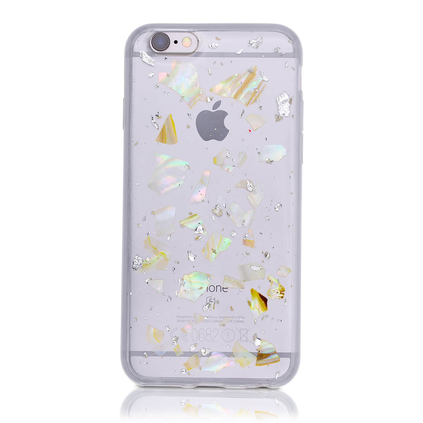 Apple iPhone 6 / iPhone 6S - White Shell pieces