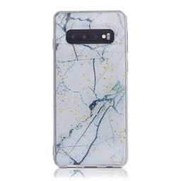 Samsung S10 marmo bianco e scaglie d'oro – Bild 1