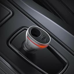 Ugreen - USB-C car charger 84W 1x USB-C + 1 x USB-A (CD204 / 60712), silver – Bild 9