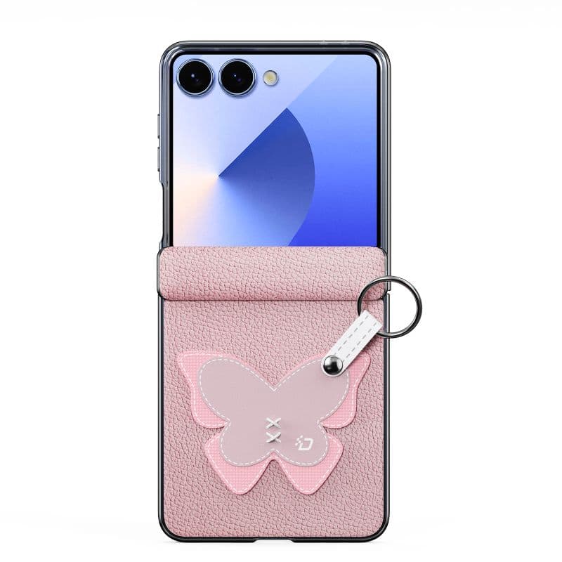 Samsung Galaxy Z Flip 7 - Dux Ducis Luvy Series, Schmetterling Edition, Pink
