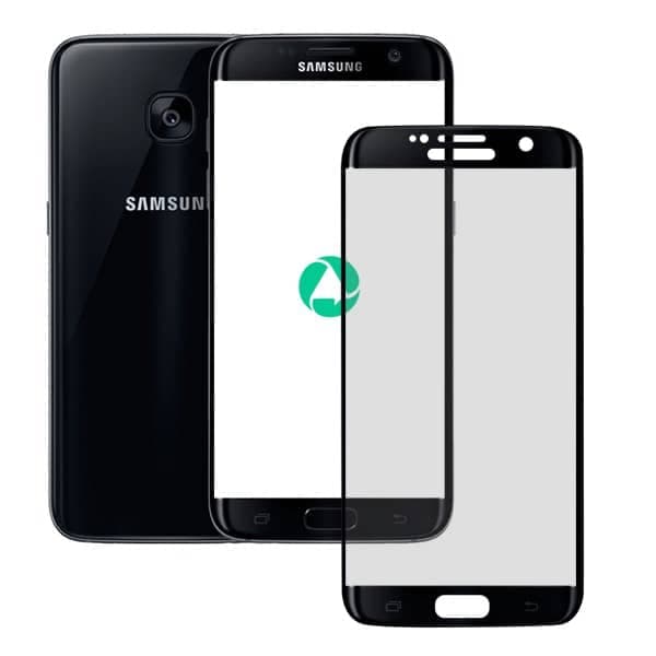 Samsung Galaxy S7 Edge - Tempered Glass - 3D black
