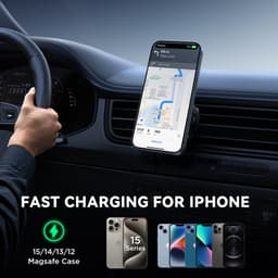 Joyroom JR-ZS387 - Magnetic car charger with fan, black – Bild 4