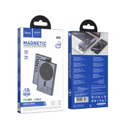 Hoco - Q32 Bird PD20W Banca di alimentazione magnetica senza fili, 5000mAh per smartphone e tablet, grigio scuro – Bild 6