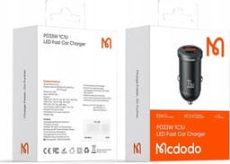 Mcdodo pd33w 1c1u LED fast car charger – Bild 2