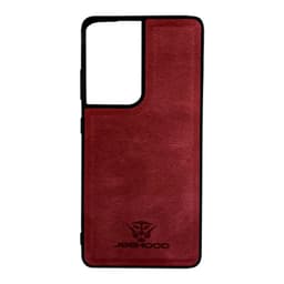 Samsung S21 Ultra – Jeehood Leather Case, Bordeaux Rot – Bild 1