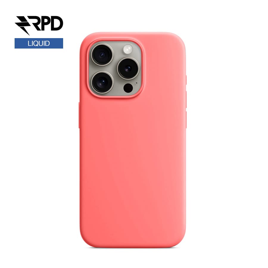 iPhone 15 Pro - Silicone Case guava, Liquid (Magsafe-Version)