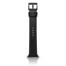 Apple Watch - Cinturino in pelle (38/40/41 mm) - Nero con fibbia nera