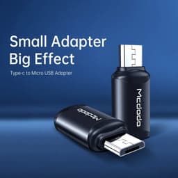 McDodo - USB-C to MIcro-USB Adapter, Black – Bild 3