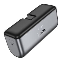 Hoco - Q31 Ingenious PD20W Powerbank, 5000mAh, connettore Lightning, portatile, nero – Bild 3