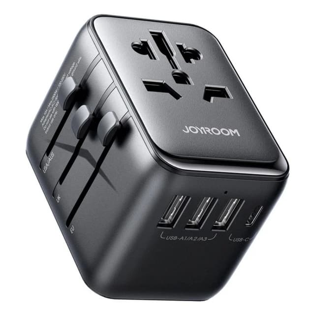 Joyroom - Universal Travel Adapter (JR-TCW01) - 17W - 4-Port - Supports US/JP/AU/UK/EU