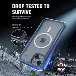iPhone 15 - Custodia Raptic Defence Shield Iridescente con MagSafe, Iridescente – Bild 3