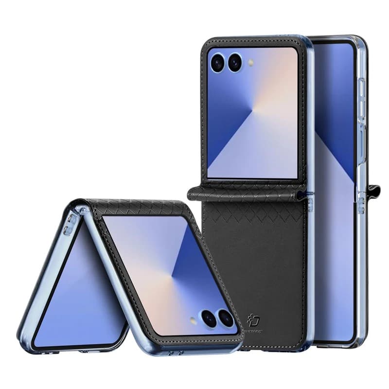Samsung Galaxy Z Flip 7 - Serie Dux Ducis Bril, Nero