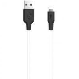 Hoco X21 - iPhone Lade- und Datenkabel (USB-A / USB-Lightning), weich, 1m, Weiss, Silikon – Bild 2