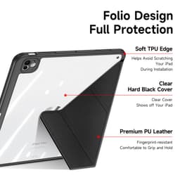 iPad Pro 13 (2024/2025) - Dux Ducis Magi Series Flip-Etui, Schwarz – Bild 6