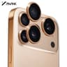 iPhone 17 Pro / 17 Pro Max - Vetro blindato della fotocamera posteriore - 99AR+ Corning Glass, protezione a doppia lente, oro
