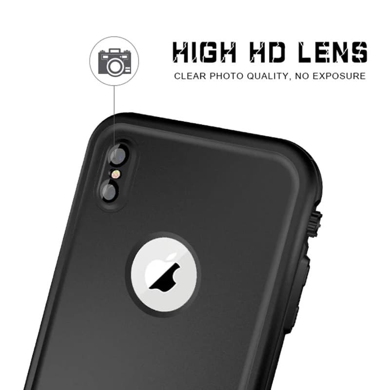 Apple iPhone XR - Redpepper IP68 Dot+ Series Wasserdichtes Outdoor Case, schwarz – 2