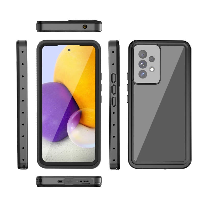 Samsung Galaxy A53 - Custodia impermeabile per esterni Redpepper IP68 Dot Series, nero – 3
