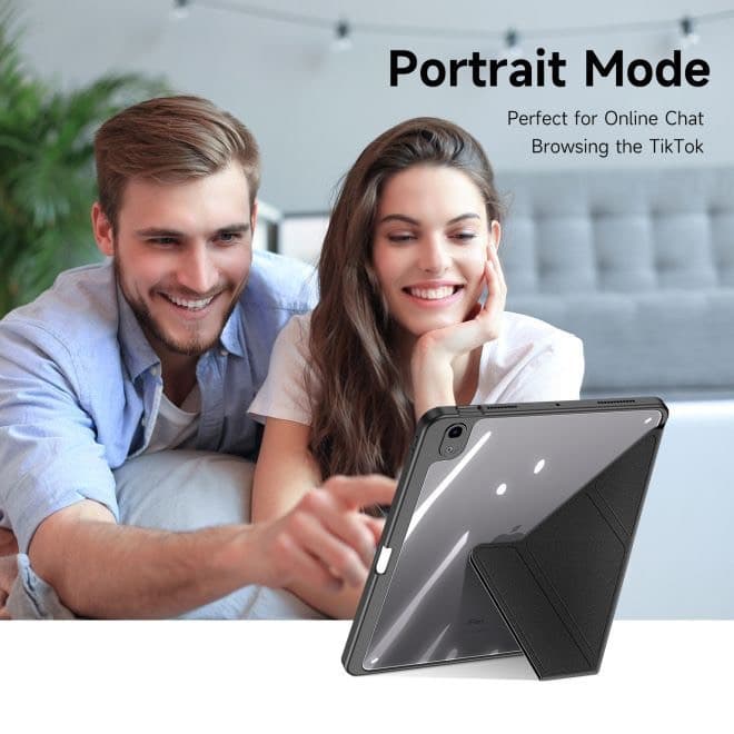 iPad Pro 11 (2020/2021/2022) - Dux Ducis Magi Series, aufstellbares Flip-Etui, schwarz – 2