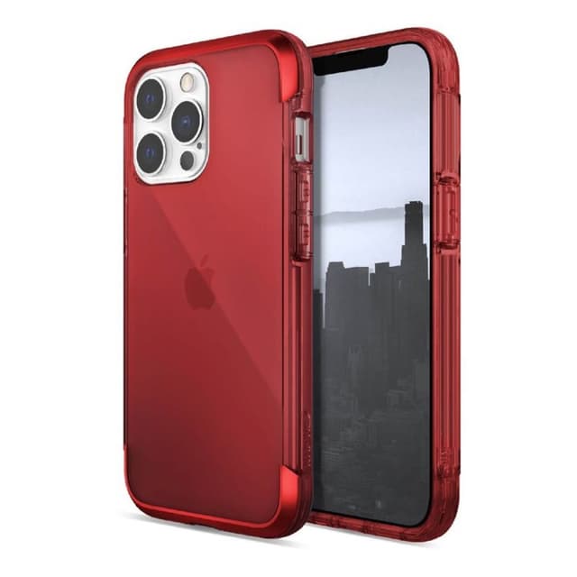iPhone 13 Pro - Raptic/X-Doria Defense Air Clear Case Red