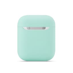 Airpods 1+2° generazione - Custodia da appendere in silicone verde menta – Bild 3
