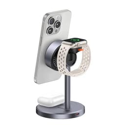 McDodo - Stazione di ricarica wireless magnetica 3in1 15W MagQ Stand, nero – Bild 8