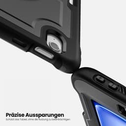 iPad Air 13" (2024/2025) - Custodia robusta RPD HEX-S FE con maniglia e supporto, nero – Bild 3