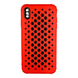 iPhone XS Max - Étui de protection perforé, rouge – Bild 1