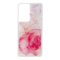 Samsung S21 Ultra - pink rose flower case – Bild 1