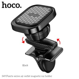 Hoco S49 Fuerte series air outlet magnetic car holder, schwarz – Bild 2