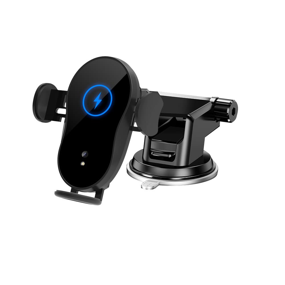 Caricabatterie da auto - Supporto wireless per telefono cellulare XS - Caricabatterie da auto da 15 W, nero – 3
