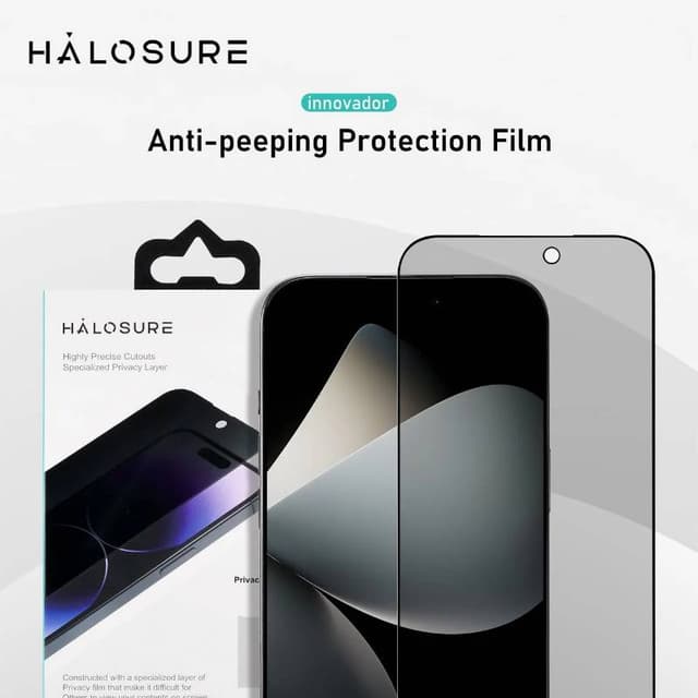 iPhone Air - Verre blindé Halosure Anti-Spying Privacy