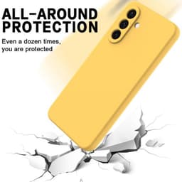 Samsung Galaxy S24 FE - Housse de protection en silicone, jaune – Bild 5