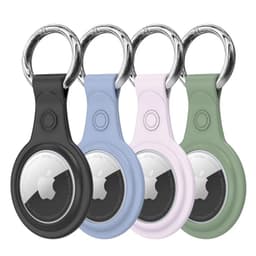 Dux/Ducis - Kit de protection AirTag en silicone, avec porte-clés, multicolore – Bild 1
