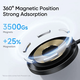 McDodo - Magnetic Wireless Charger, 15W, Schwarz – Bild 4