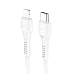 hoco. X37, fast charging data cable, 0.5m 27w, USB-C to Lightning – Bild 1
