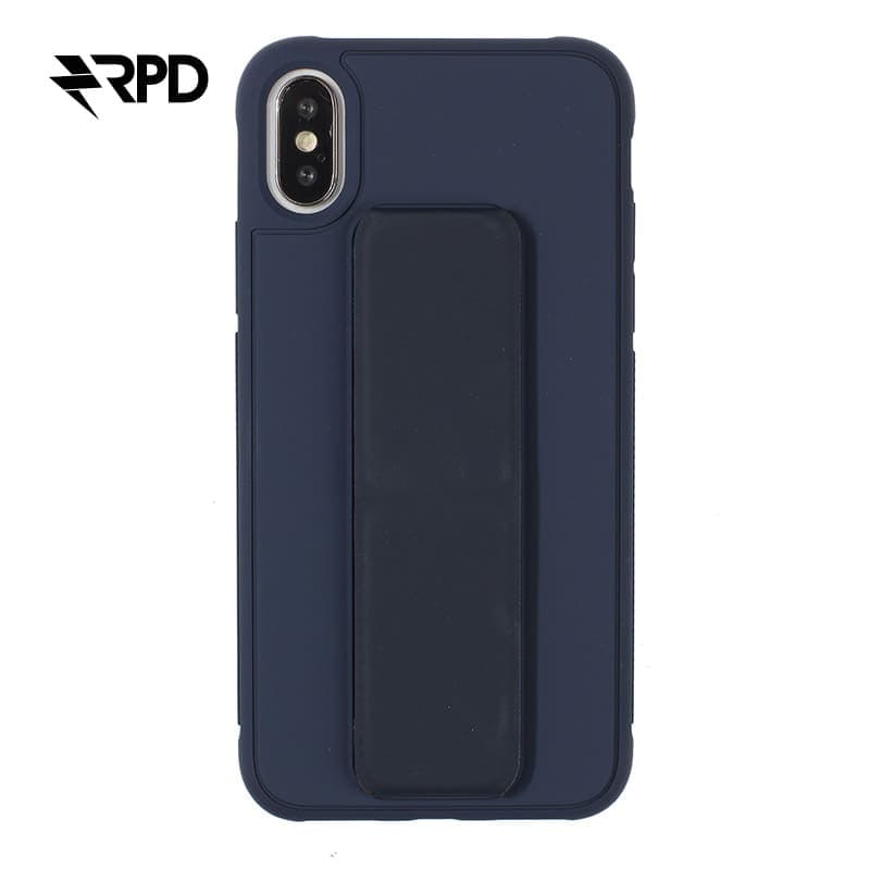 iPhone Xs Max - Custodia a mano blu scuro