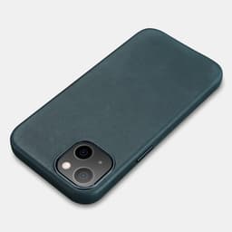iPhone 13 - Oil Wax Premium Genuine Leather Magsafe Back Case Brown WMI1302 – Bild 5
